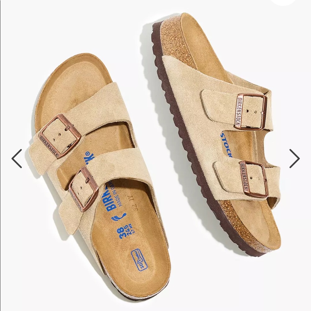 Birkenstock Arizona’s exclusive to Madewell